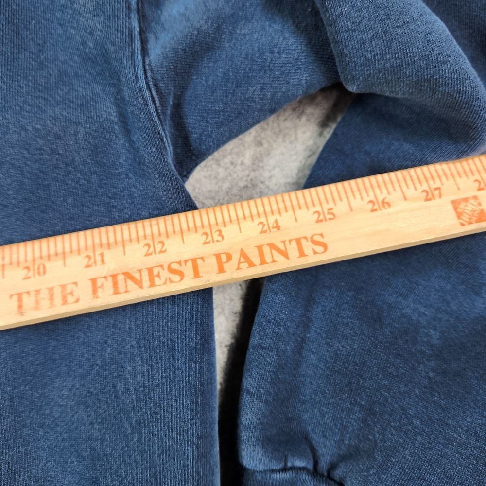 Vintage Eddie Bauer Sweatshirt Mens Medium Baggy 90s Blue Chicago Long Sleeve - Picture 6 of 11